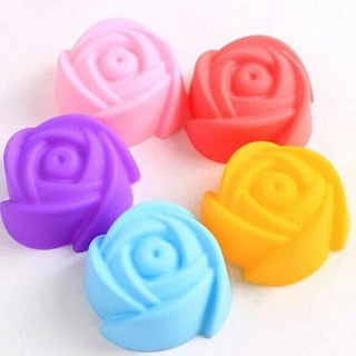 KHUÔN , CUP SILICON HÌNH TRÒN-HOA HỒNG TẠO HÌNH LÀM BÁNH , LÀM THẠCH RAU CÂU