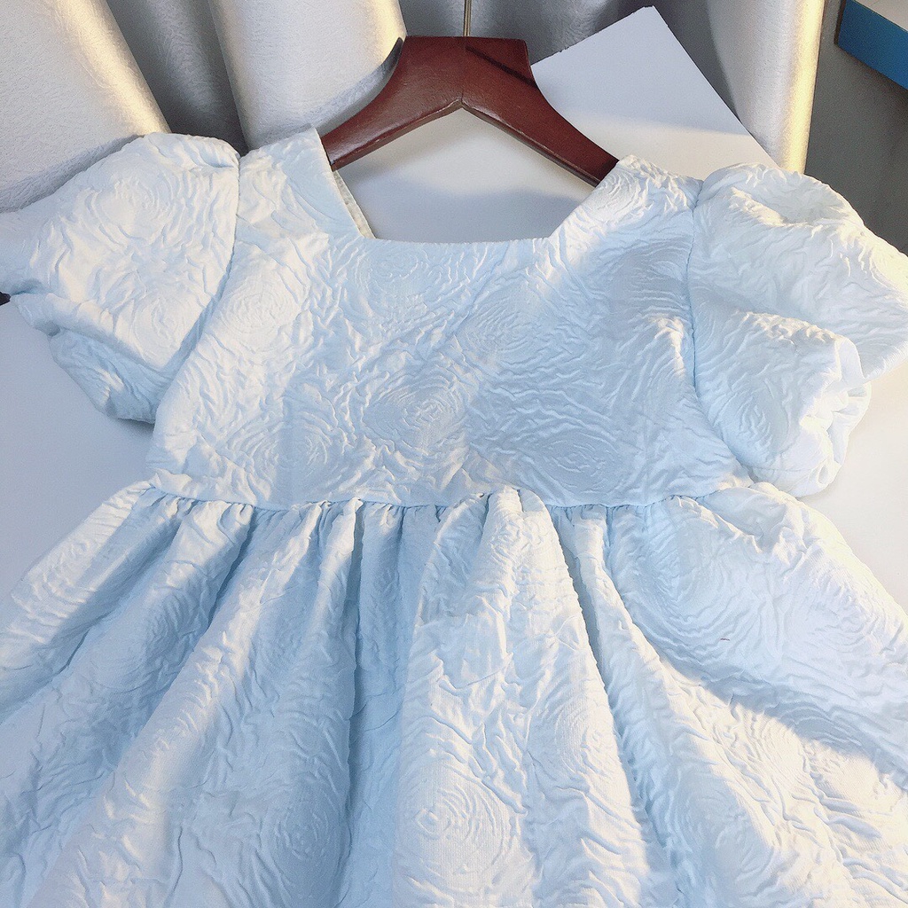 Váy Bé Gái Hml Chất Sốp Mềm Mát, Đầm Bé Gái Chất Mát Dễ Thương Sai Đại Cho Bé Từ 1-10 Tuổi Mã A18