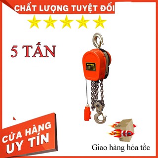 [HÀNG CHUẨN-GIÁ RẺ] Pa lăng xích điện KENBO DHS 5 tấn
