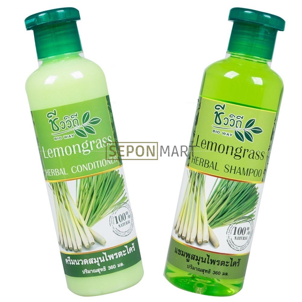 DẦU GỘI VÀ XẢ TINH DẦU SẢ CHANH LEMONGRASS 360ml