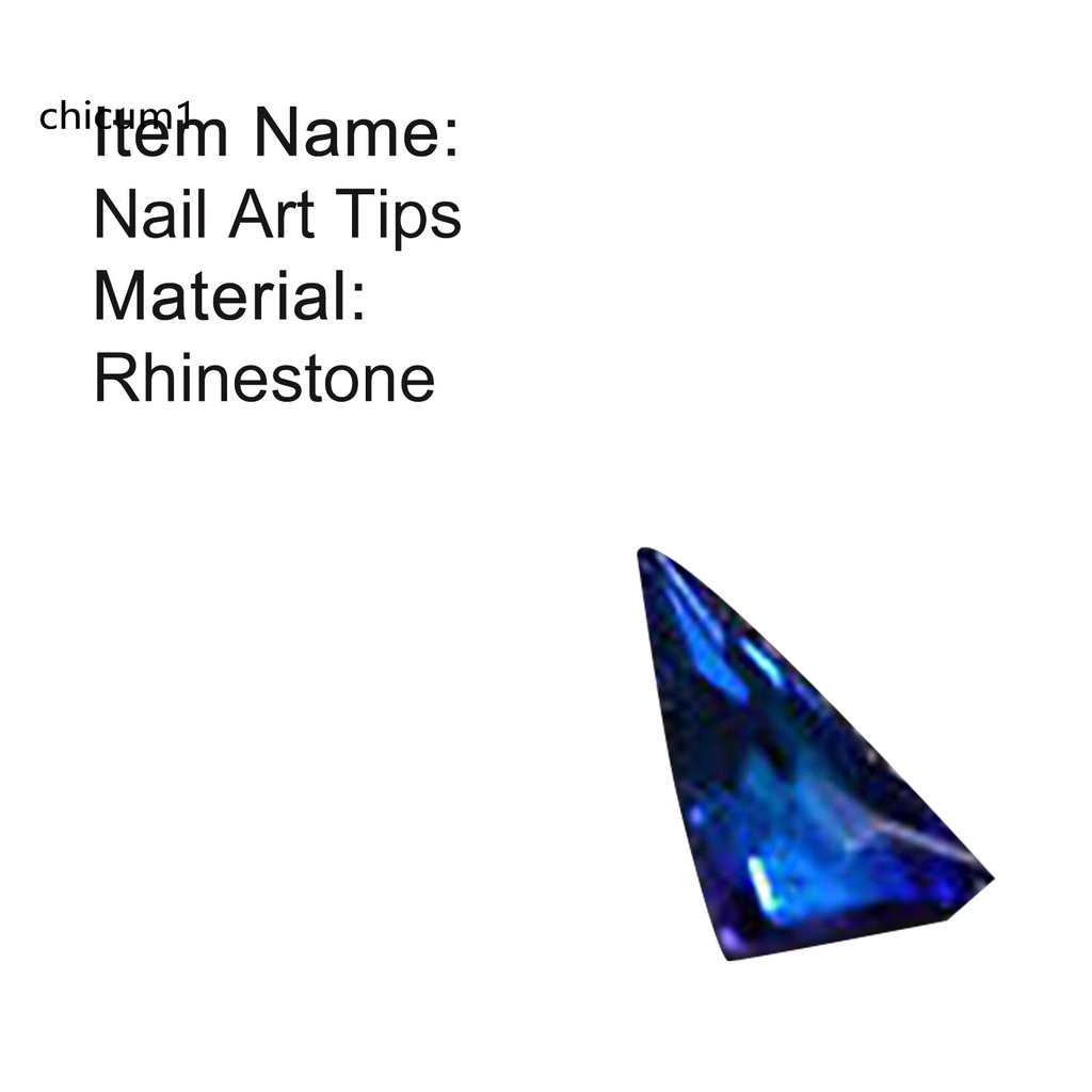 [Hàng mới về] Phụ kiện đá tùy chọn màu sắc trang trí móng tay cho nữ DIY