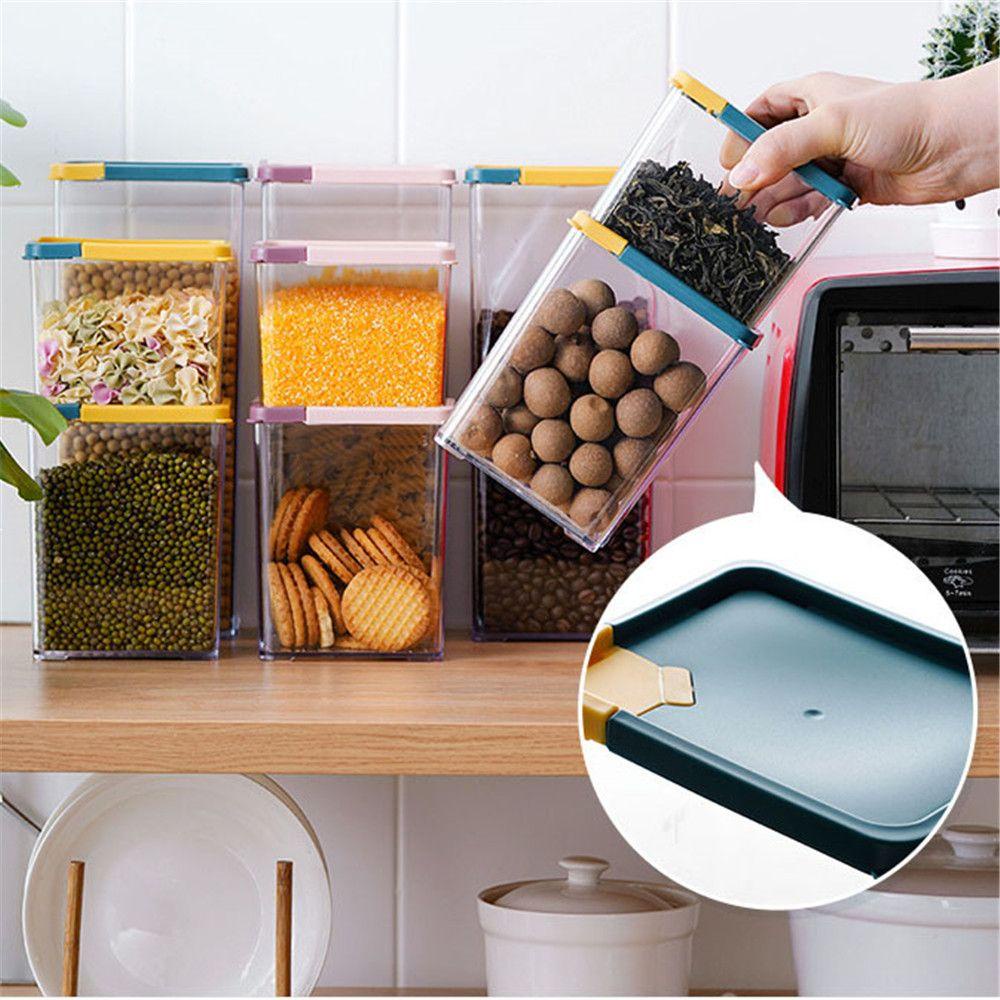 YOLA Hộp Đựng Trà Khô Có Nắp Đậy Tiện Dụng Cho Nhà Bếp