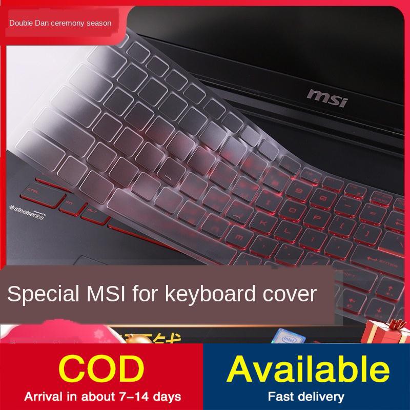 MSI Miếng Dán Bảo Vệ Bàn Phím Cho Laptop Gf63 Gs65 Gl63 Gp62 15.6-inch