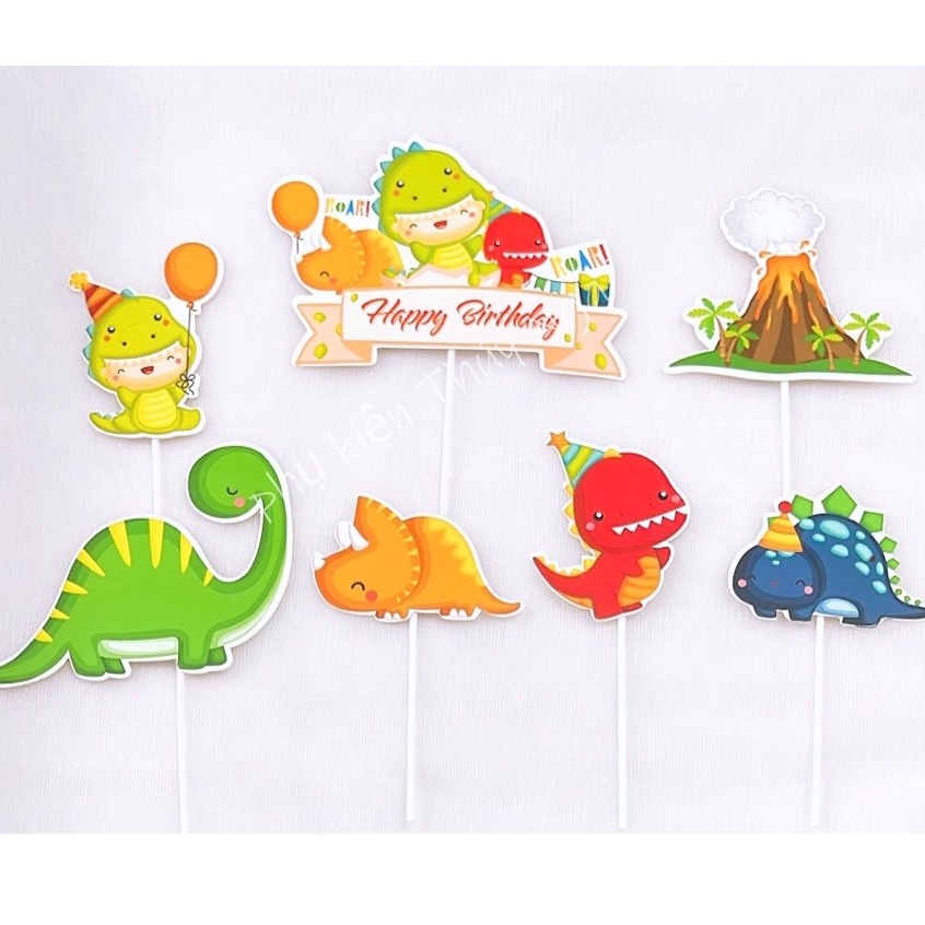 10 set cắm giấy khủng long