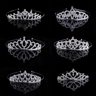  Vương miện đính pha lê trái tim