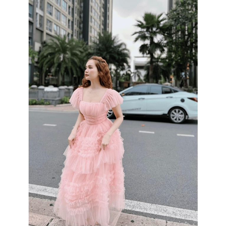 ĐẦM LƯỚI TẦNG CỰC XINH UP thoi trang shop valentina