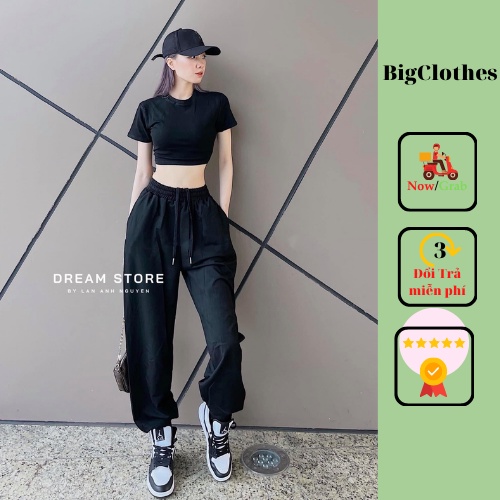 Quần ống rộng nữ Bigsize quần jogger thể thao phong cách Ulzzang Bigclothes 35-75KG QJ310 | BigBuy360 - bigbuy360.vn