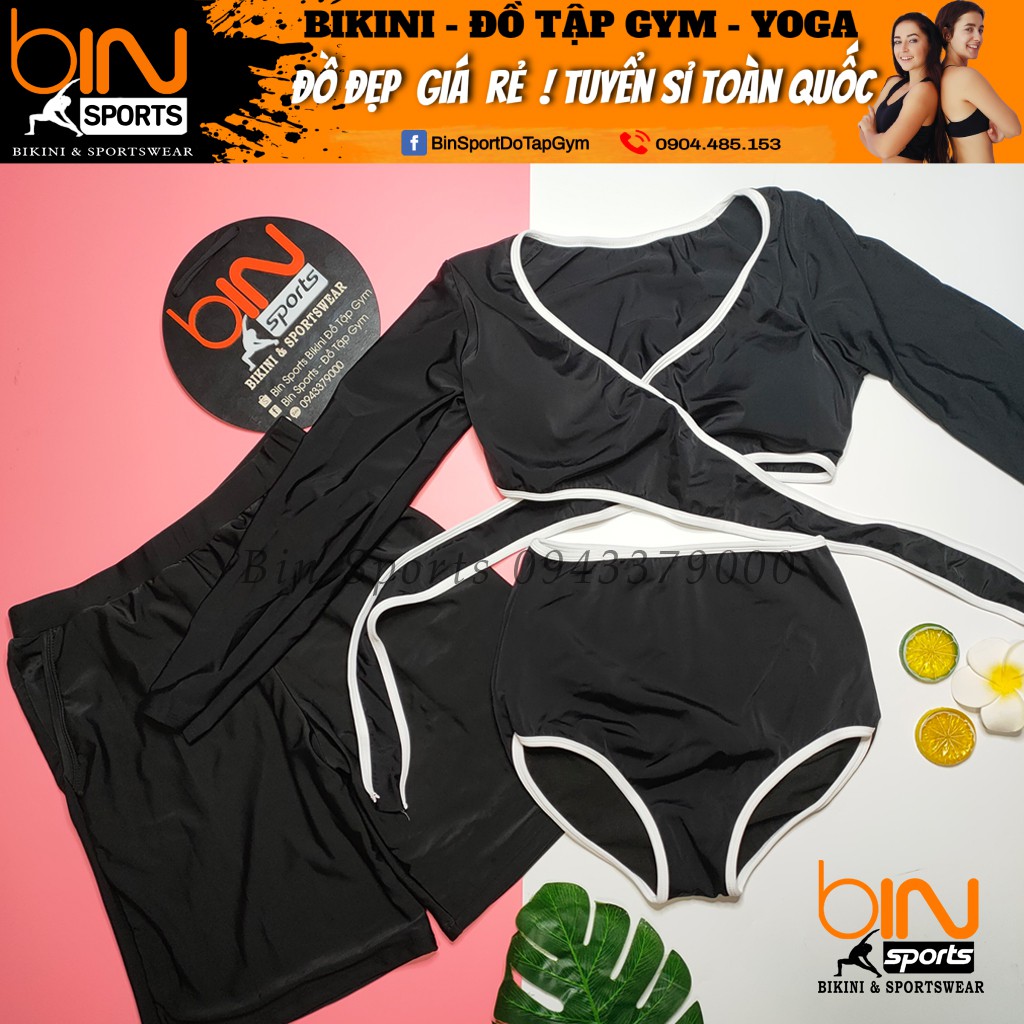 Đồ Bơi Cặp Nam Nữ Mặc Đi Biển Bin Sports CB014