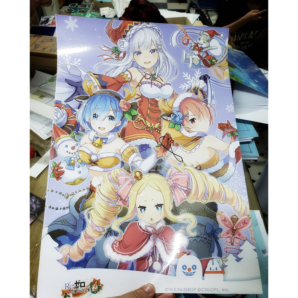 Tranh dán tường Anime IN THEO YÊU CẦU giấy decan