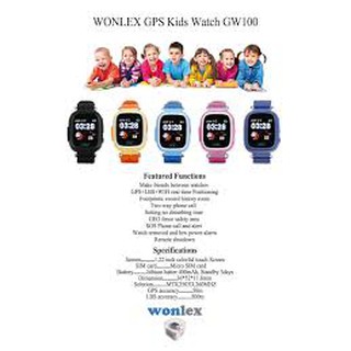 Đồng hồ định vị GPS Wonlex GW100