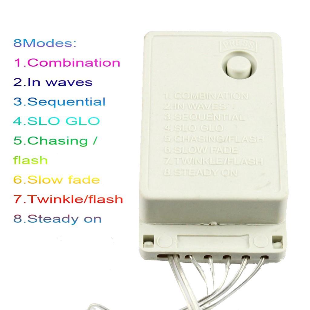 Dây đèn LED 96 bóng 8 chế độ đèn SMD 16 bóng hình bông tuyết trang trí tiệc cưới , giáng sinh
