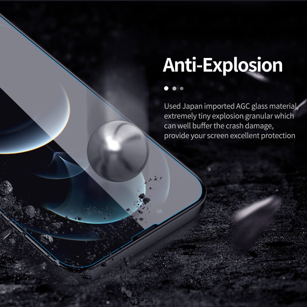 Kính cường lực không viền Siêu mỏng 0,25 mm Nillkin H + Pro cho Smart iPhone 14 Pro Max , 14 Plus  , 12 , 13 Pro Max