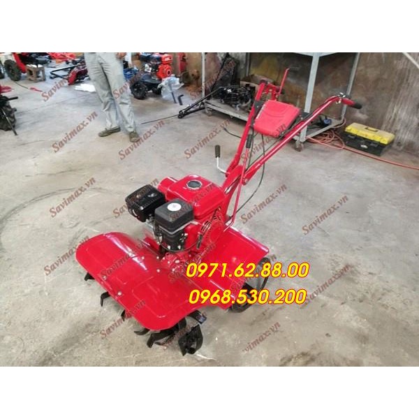 Máy xới đất mini cho gia đình chạy xăng phay trước