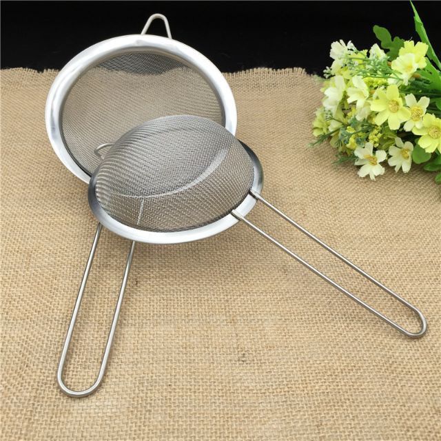 Rây Lọc Bột, Cháo Ăn Dặm Cho Bé Loại Trung 12 CM Mắt Dày Inox Không Dỉ