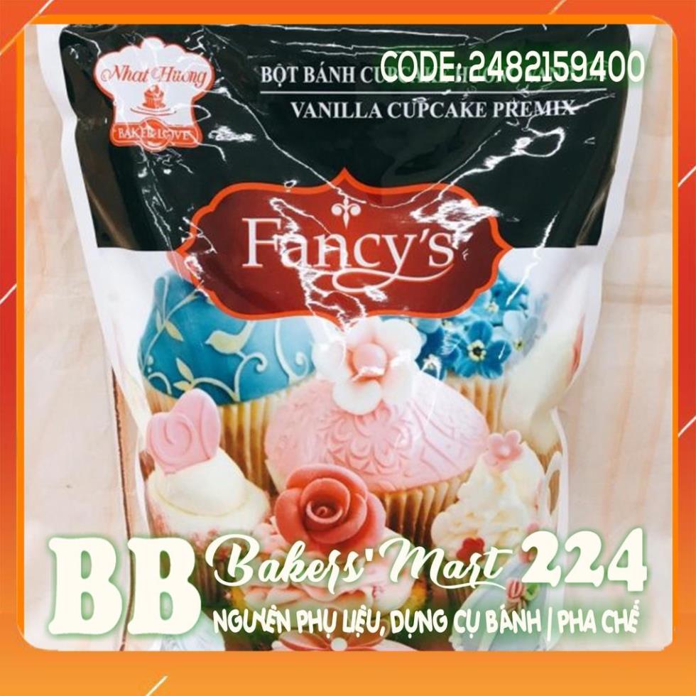 Bột trộn sẵn làm bánh CUPCAKE VANILLA hiệu FANCY'S - Gói 1.5kg