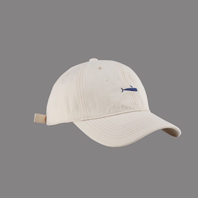 Mũ Lưỡi Trai Thêu Hình Cá Nhỏ Phong Cách Đường Phố Nhật Hàn Thời Trang Cho Nam Và Nữ