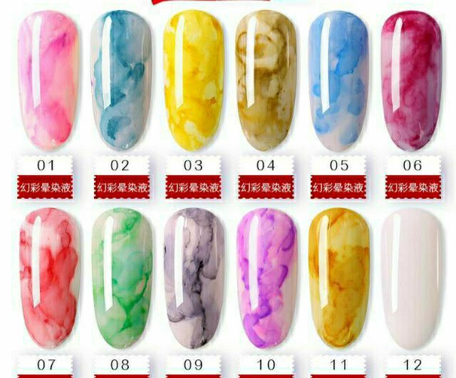Cồn loang Yunzun giúp tạo kỹ thuật tạo loang đẹp sản phẩm kiếm nhiều khách hàng của các tiệm nail.