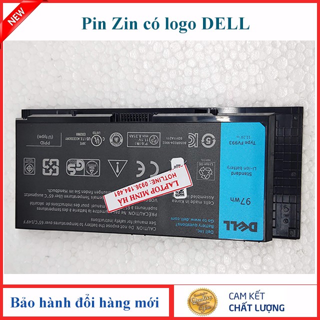 Pin laptop Dell Precision M4800 M4600 M6700 M4700 M6600 M6800 M50 FV993 T3NT1 97KRM 9GP08 KJ321 PG6RC R7PND X57F1 97WH