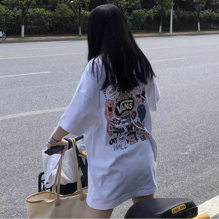 Áo thun unisex in hình CẬU BÉ VANS