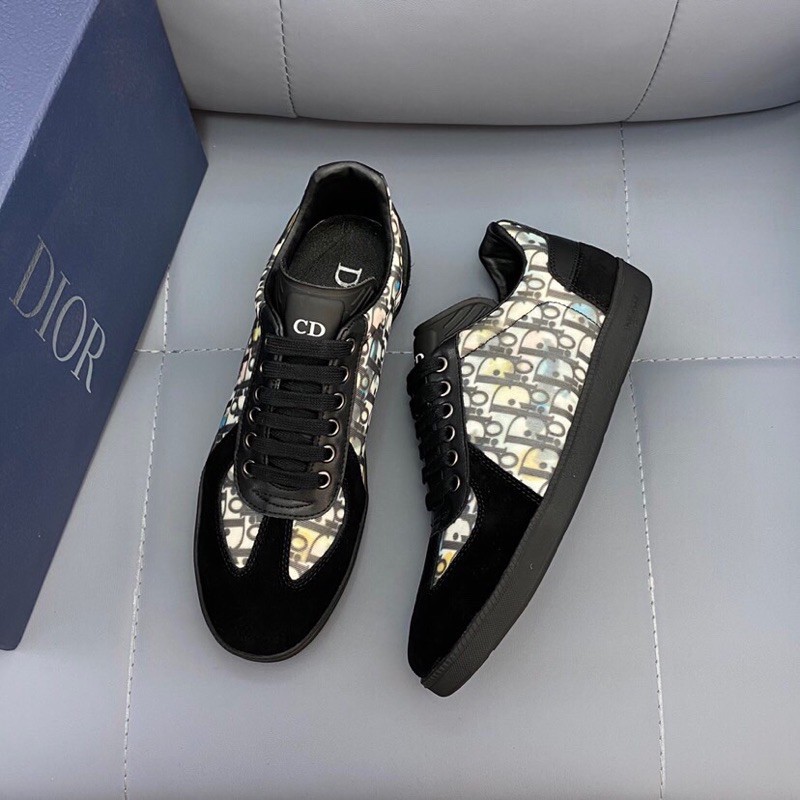 Giày thể thao /sneakers nam cổ thấp Dior CD da thật cao cấp mẫu mới siêu hot