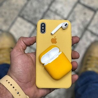 Vàng tươi ‼️ ốp lưng apple silicone, chống bẩn lót nhung dành cho iphone xs max