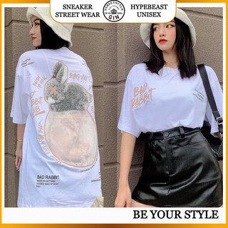 ÁO THUN TAY LỞ BAD RABBIT UNISEX - GIN STORE