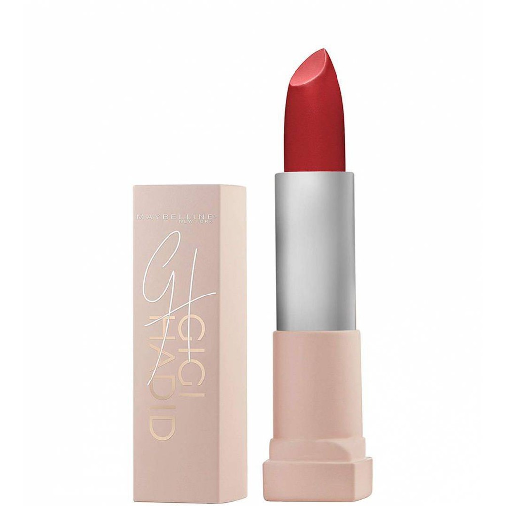 HOÀN TIỀN 300% NẾU PHÁT HIỆN HÀNG FAKE - Son Maybelline GiGi Hadid Matte Lipstick 4.2 gram, mầu đỏ cam, sản xuất tại Mỹ