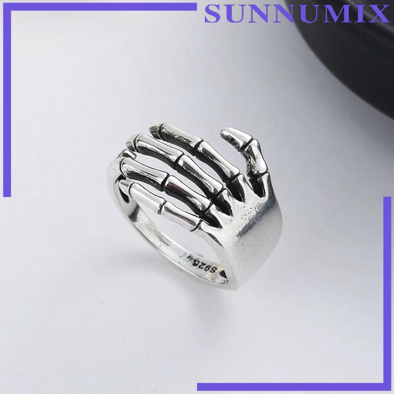 Nhẫn hình bộ xương phong cách cá tính độc đáo
