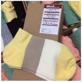 Tất Nữ Cổ Ngẵn Muji (1 Đôi), Vớ Nữ Muji Cổ Ngắn Trong Hộp Hiệu Muji. Vỡ Nữ Hiệu Muji