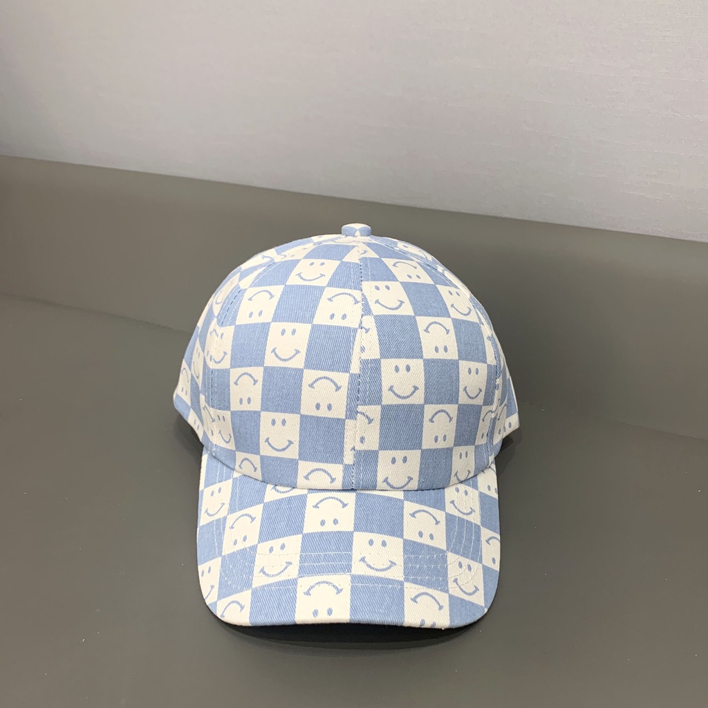 Mũ Lưỡi Trai Họa Tiết Mặt Cười Dễ Thương Phong Cách Hàn Quốc Cho Bé