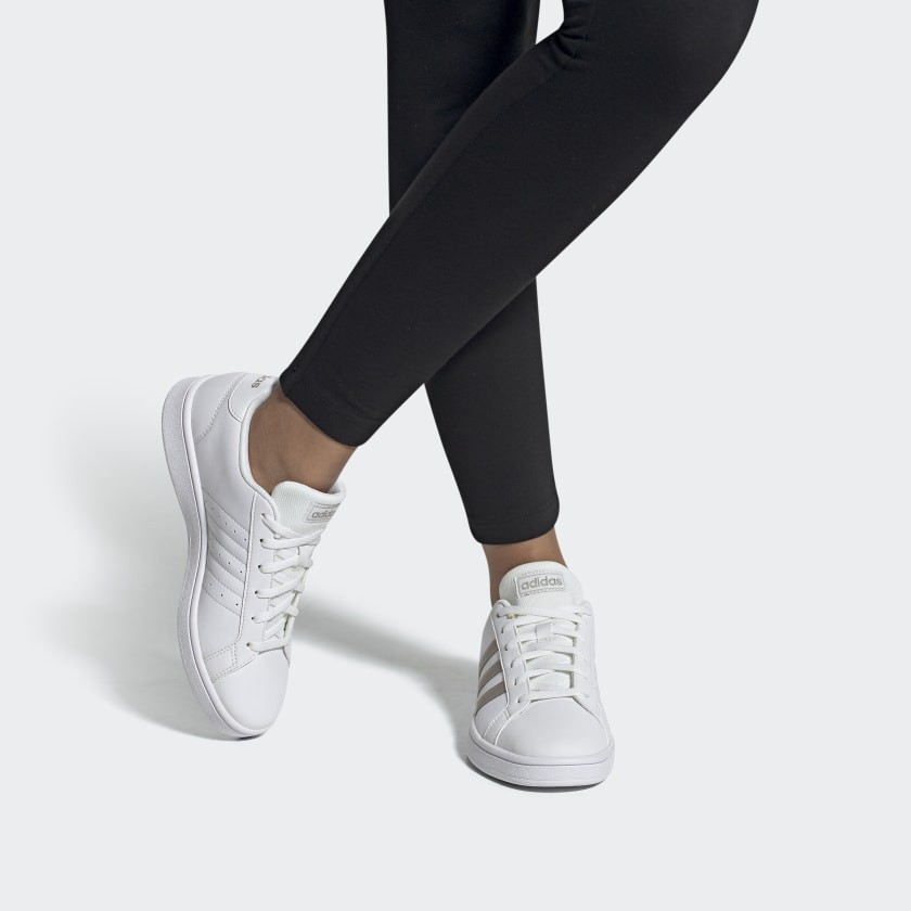 [HÀNG ĐẶT TRƯỚC] - GIÀY ADIDAS GRAND COURT SỌC ĐỒNG (1 BÊN)