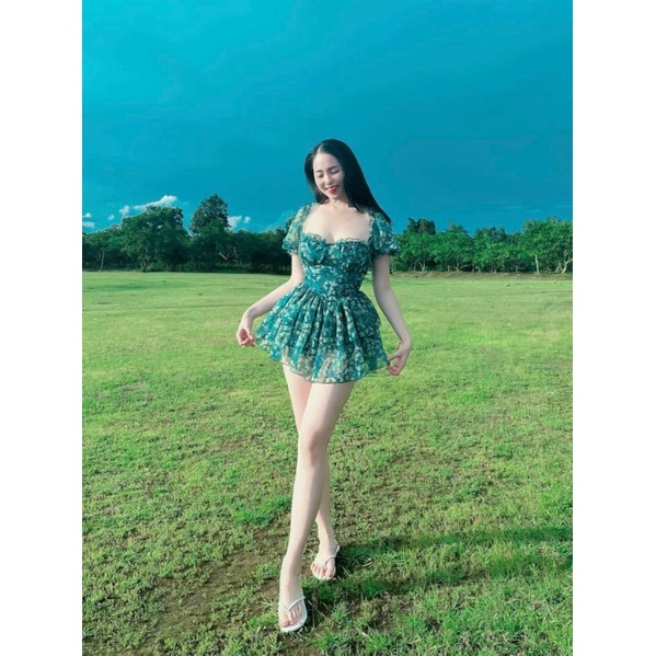 Đầm Bí 2 Dây Cột Nơ Xinh Lắm ạ, về 3 màu như hình NG alohashop91