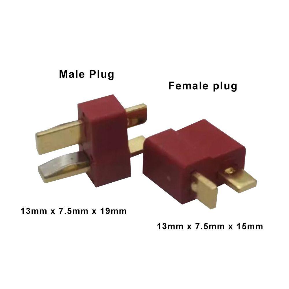 SUSANS 20 Cặp 40 Cái Giắc Cắm Chữ T Chất Lượng Cao Cho Trực Thăng Điều Khiển Từ Xa