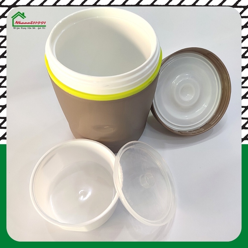 Cặp Lồng Giữ Nhiệt Bằng Nhựa Tiện Dụng, Đựng Cơm, Canh, Đựng Đá Đa Chức Năng