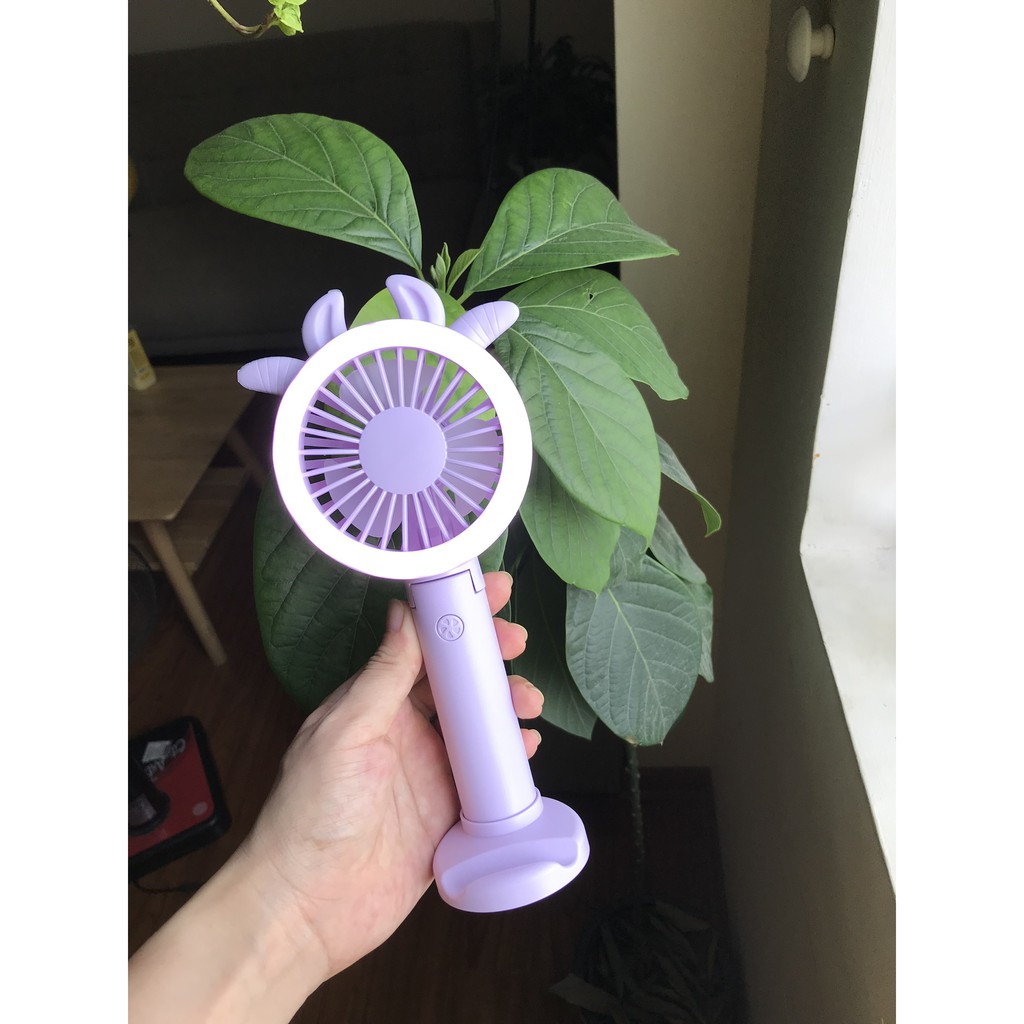[Chính hãng] Quạt cầm tay mini IMEBOBO, Quạt cầm tay mini tai thú, Quạt 3 tốc độ, Quạt cảm ứng mini tặng kèm 4 cặp nơ | BigBuy360 - bigbuy360.vn