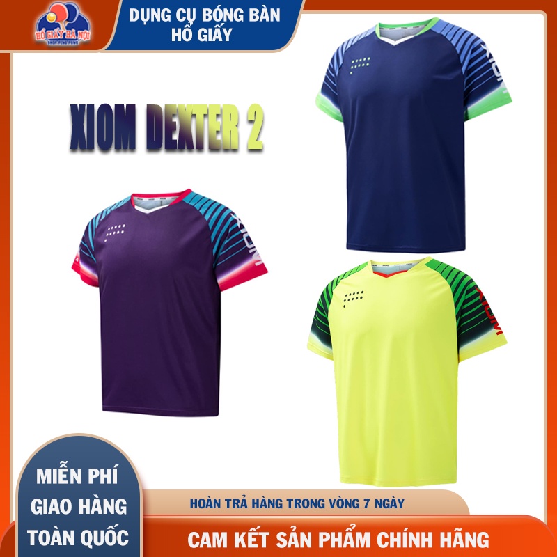 Áo Bóng Bàn Xiom Phiên Bản DEXTER 2 Chính Hãng Mẫu Siêu HOT Năm 2022 Dành Cho Nam Nữ