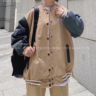 [KB591] Áo khoác bomber BAD G E phong cách Hàn Quốc (Có sẵn/ảnh thật)