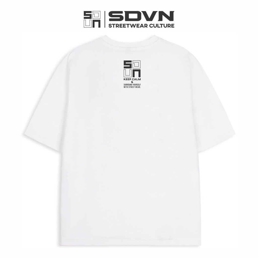 Áo Thun Unisex Nam Nữ Form Rộng SDVN RUN