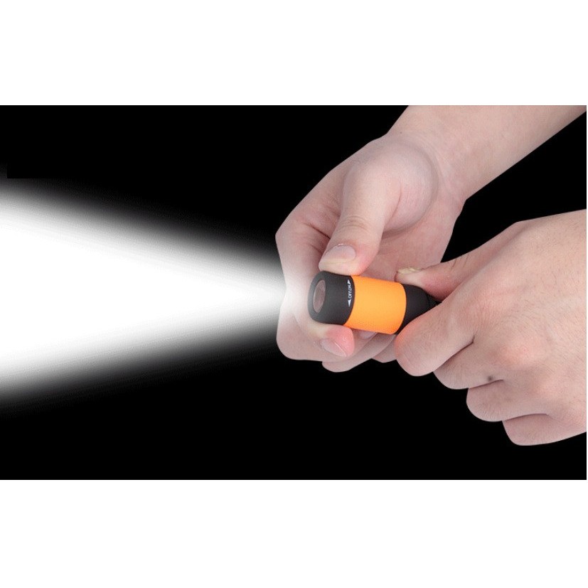 ĐÈN PIN MÓC KHÓA CHỐNG NƯỚC  MINI SẠC USB - đèn pin tay cam