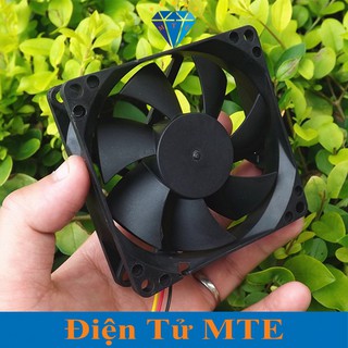 Quạt thông gió tản nhiệt dc12v 8x8cm