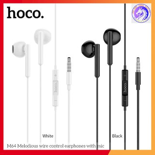 Tai nghe jack 3.5mm có mic chính hãng hoco m64- dây dài 1.2m