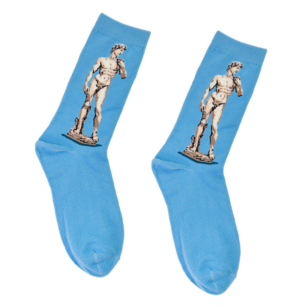 Đôi vớ họa tiết tranh sơn dầu của Van Gogh sành điệu