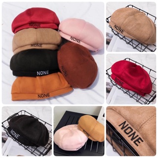 Mũ nồi beret nón nồi None hàn quốc