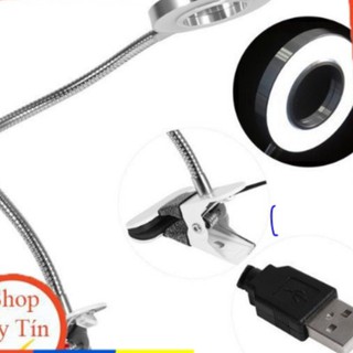 ĐÈN LED MINI KÈM SẠC KẸP BÀN LÀM NAIL,NỐI MI,PHUN XĂM 2 CHẾ ĐỘ SÁNG