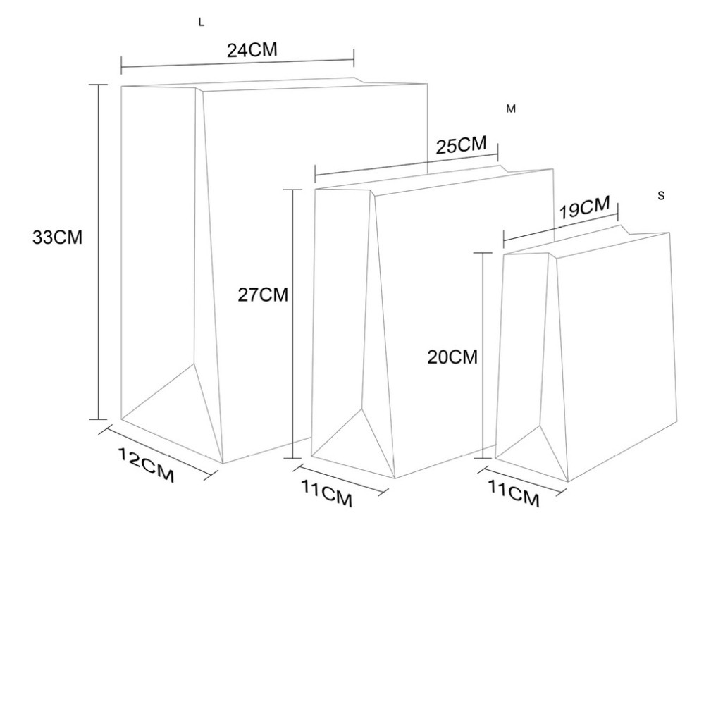 Túi giấy đựng quà tặng nhiều size, quai đinh tán; in họa tiết cẩm thạch xanh và hồng