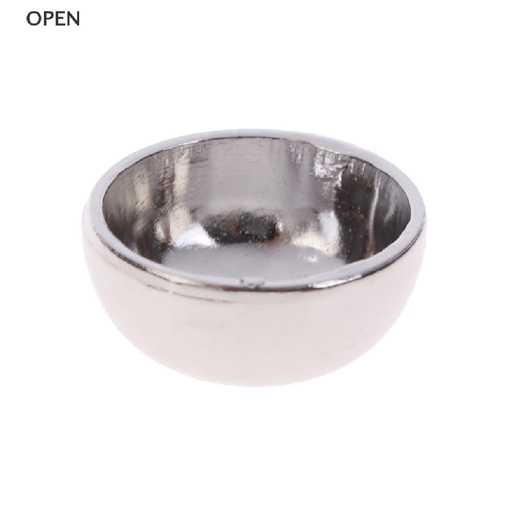 Op 1 Bộ Chén Và Đũa Mini Màu Vàng Bạc Phụ Kiện Cho Búp Bê Thu Nhỏ my