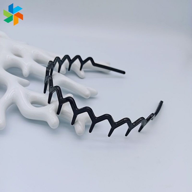 Băng Đô Cài Tóc JP6 Bằng Resin Mặt Nhám Màu Trơn Chống Trượt Thời Trang Cho Nữ