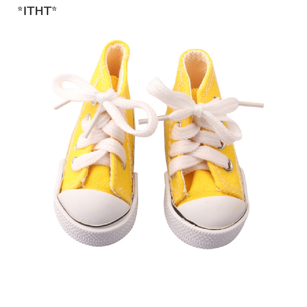 Giày Thể Thao Bằng Vải Canvas 7.5cm Dành Cho Búp Bê 60cm SD 1 / 3 1 / 4 bjd