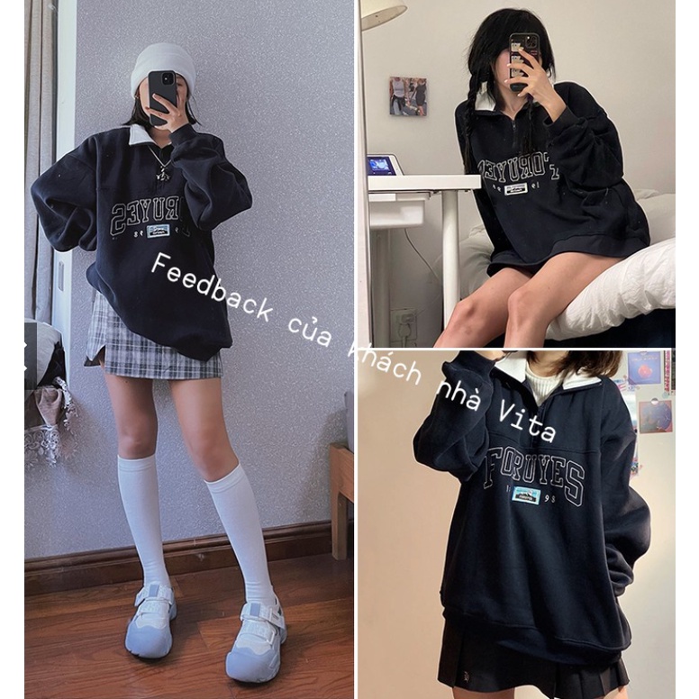 Áo sweater nam nữ phù hợp tiết trời thu Hà Nội