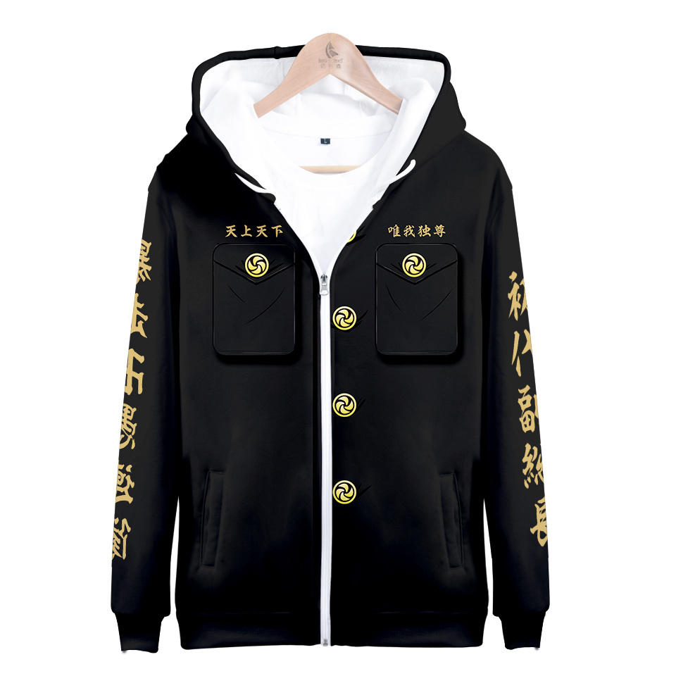 Áo Thun / Áo khoác / Áo Hoodie  In Hình Anime Tokyo Revengers Draken 3D Thời Trang Cho Nam Và Nữ